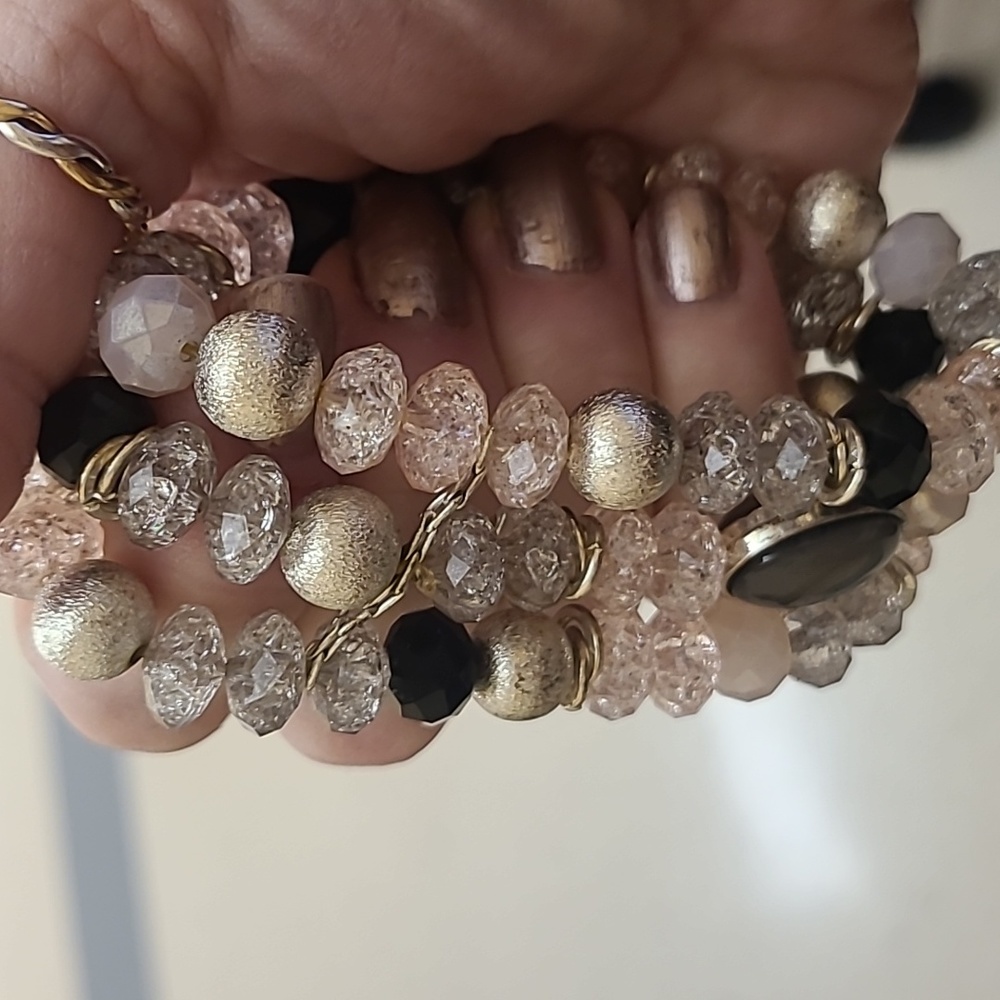 Premier multi strand stretch bracelet
